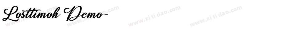Losttimoh Demo字体转换